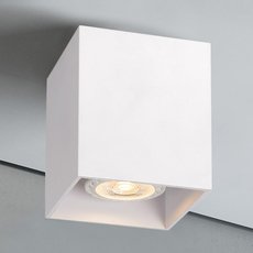 Точечный светильник с металлическими плафонами Quest Light Tubo Square 01 white