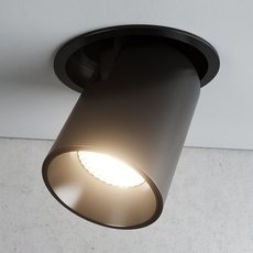Точечный светильник для натяжных потолков Quest Light TECHNO MINI black/black