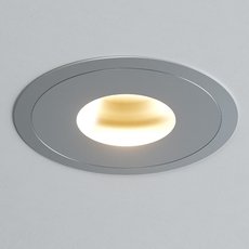 Точечный светильник с арматурой алюминия цвета, плафонами алюминия цвета Quest Light TWISTER Z Ring D aluminium