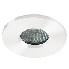 Точечный светильник с арматурой белого цвета, стеклянными плафонами ITALLINE QSO 006L WHITE