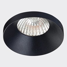 Точечный светильник с металлическими плафонами чёрного цвета ITALLINE SP SOLO BLACK