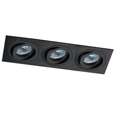 Точечный светильник с металлическими плафонами чёрного цвета MEGALIGHT SAG303-4 black/black