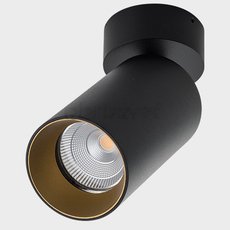 Точечный светильник с арматурой чёрного цвета ITALLINE Danny mini black/gold