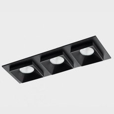 Точечный светильник с арматурой чёрного цвета ITALLINE HAN SP03 SOLO black/black