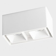Точечный светильник с арматурой белого цвета, металлическими плафонами ITALLINE FASHION FX2 white/white