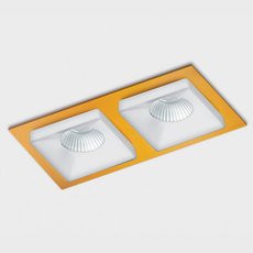 Точечный светильник для подвесные потолков ITALLINE HAN SP02 SOLO white/gold