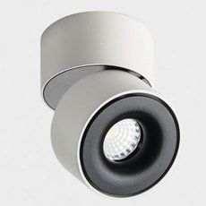 Точечный светильник с арматурой белого цвета, плафонами чёрного цвета ITALLINE IT02-001 white/black