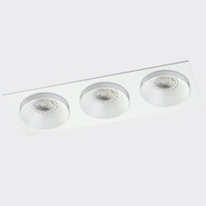 Точечный светильник с металлическими плафонами ITALLINE SOLO SP03 WHITE/WHITE