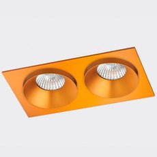 Точечный светильник с металлическими плафонами ITALLINE SOLO SP02 GOLD/GOLD
