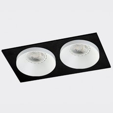 Точечный светильник для натяжных потолков ITALLINE SOLO SP02 WHITE/BLACK