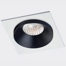 Точечный светильник с арматурой белого цвета, металлическими плафонами ITALLINE SOLO SP01 BLACK/WHITE