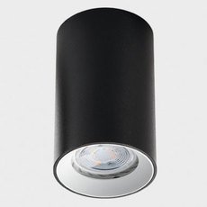 Точечный светильник с арматурой чёрного цвета, плафонами чёрного цвета ITALLINE DANNY PL black/white