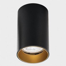 Точечный светильник с арматурой чёрного цвета ITALLINE DANNY PL black/gold
