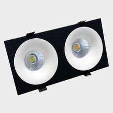 Точечный светильник с арматурой чёрного цвета ITALLINE IT06-6016 white-2+IT06-6016 FR2 black
