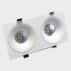 Точечный светильник с арматурой белого цвета, плафонами белого цвета ITALLINE IT06-6016 white-2+IT06-6016 FR2 white
