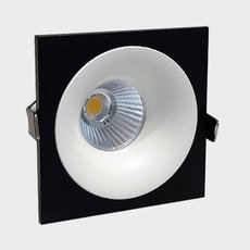 Точечный светильник с арматурой чёрного цвета ITALLINE IT06-6016 white+IT06-6016 FR1 black