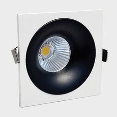 Точечный светильник с арматурой белого цвета, металлическими плафонами ITALLINE IT06-6016 black+IT06-6016 FR1 white