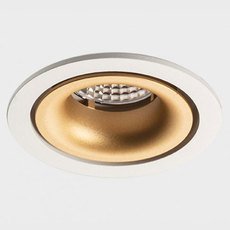 Точечный светильник с арматурой белого цвета, металлическими плафонами ITALLINE IT02-008 white/gold