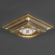 Точечный светильник с арматурой золотого цвета Reccagni Angelo SPOT 1084 ORO