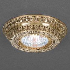 Точечный светильник с арматурой золотого цвета, металлическими плафонами Reccagni Angelo SPOT 1097 Oro