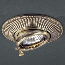 Точечный светильник с арматурой бронзы цвета Reccagni Angelo SPOT 1082 BRONZO