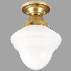 Точечный светильник с плафонами белого цвета Berliner Messinglampen ps11-121opb