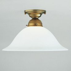 Светильник с арматурой бронзы цвета, плафонами белого цвета Berliner Messinglampen PS07-38opB