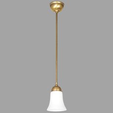Светильник с арматурой бронзы цвета, плафонами белого цвета Berliner Messinglampen ps53-36opb