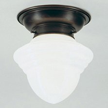 Светильник с арматурой коричневого цвета, плафонами белого цвета Berliner Messinglampen D60-121opA