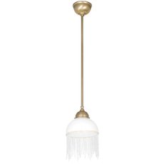 Светильник с арматурой бронзы цвета, плафонами белого цвета Berliner Messinglampen ps53-15op+p4b