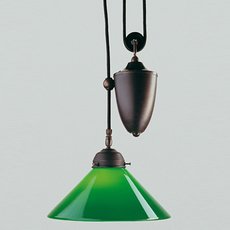 Светильник с стеклянными плафонами Berliner Messinglampen EI04-70grA