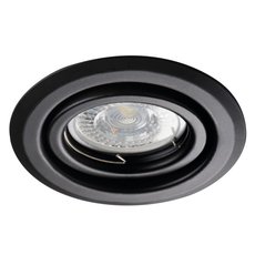 Точечный светильник с арматурой чёрного цвета, металлическими плафонами KANLUX 26796