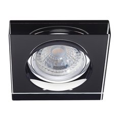 Точечный светильник с арматурой чёрного цвета, стеклянными плафонами KANLUX 22110