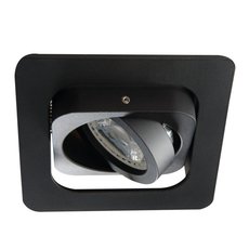 Точечный светильник с арматурой чёрного цвета, металлическими плафонами KANLUX 26757