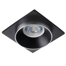 Точечный светильник с арматурой чёрного цвета, плафонами чёрного цвета KANLUX 29132