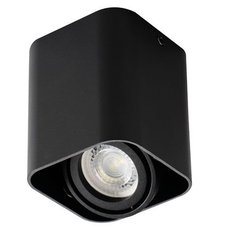 Точечный светильник с арматурой чёрного цвета, плафонами чёрного цвета KANLUX 26113 (DTL50-B)