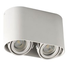 Точечный светильник с арматурой белого цвета, металлическими плафонами KANLUX 26117 (DTO250-W)