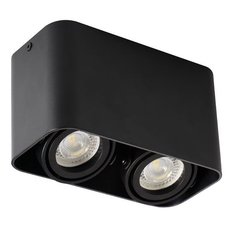 Точечный светильник с арматурой чёрного цвета, плафонами чёрного цвета KANLUX 26119 (DTL250-B)