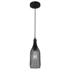 Светильник с металлическими плафонами чёрного цвета Odeon Light 3353/1