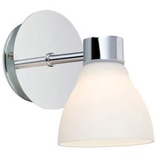Светильник для ванной комнаты с арматурой хрома цвета, стеклянными плафонами Markslojd 106367