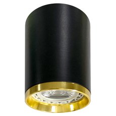 Точечный светильник с арматурой чёрного цвета, металлическими плафонами IMEX IL.0005.5000 GD