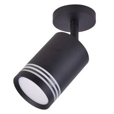 Точечный светильник с металлическими плафонами чёрного цвета Favourite 3066-1U