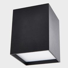 Точечный светильник с металлическими плафонами чёрного цвета ITALLINE DL 3028 BLACK 3000K