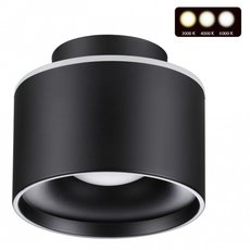 Точечный светильник с арматурой чёрного цвета Novotech 358971