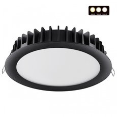 Точечный светильник с арматурой чёрного цвета Novotech 358954
