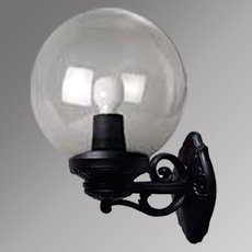 Светильник для уличного освещения с арматурой чёрного цвета Fumagalli G25.131.000.AXE27