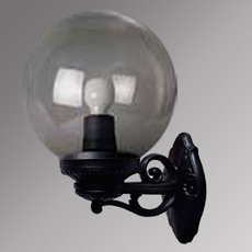 Светильник для уличного освещения с арматурой чёрного цвета, пластиковыми плафонами Fumagalli G25.131.000.AZE27