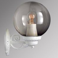 Светильник для уличного освещения с арматурой белого цвета, пластиковыми плафонами Fumagalli G25.131.000.WZE27