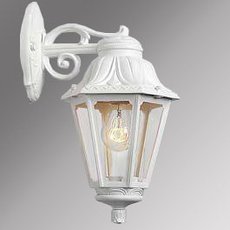 Светильник для уличного освещения с арматурой белого цвета, пластиковыми плафонами Fumagalli E22.131.000.WXE27