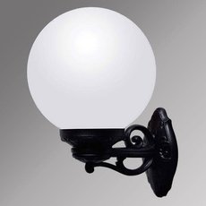 Светильник для уличного освещения с арматурой чёрного цвета Fumagalli G30.131.000.AYE27
